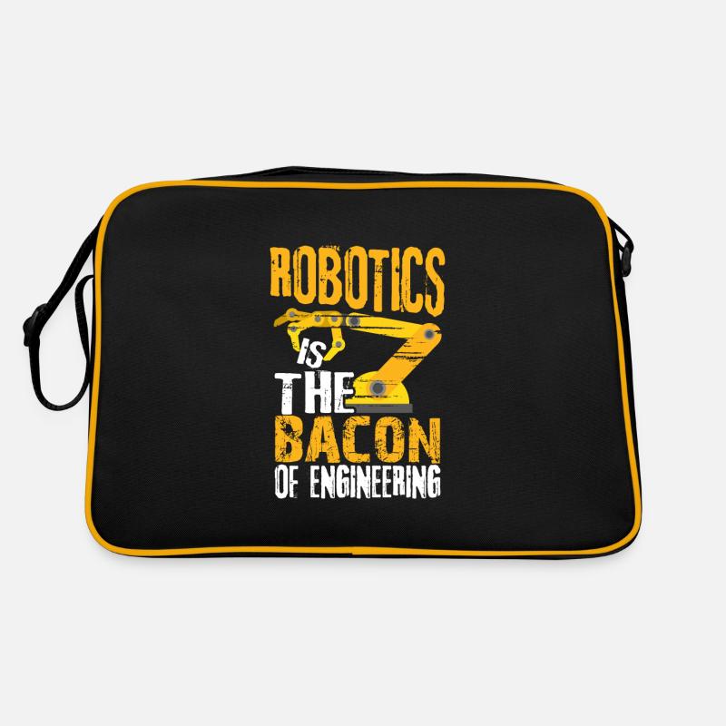 Robotik Roboter Geschenk Retro Tasche