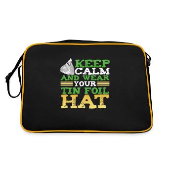 Alien - Retro Tasche - Schwarz/Gold - Hinten