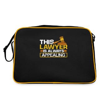 Cet avocat fait toujours appel au législateur - Sac Retro - noir/or - Dos