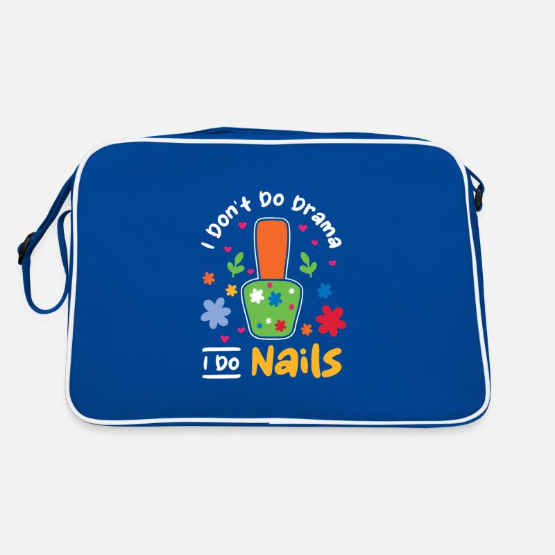 I Don't Do Drama I Do Nails Nail Tech Retro Bag