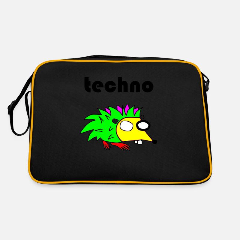 techno igel Retro Tasche