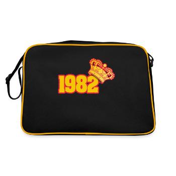 Born in 1982 - Retro Bag - black/gold - Back