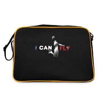 I can Fly Basketball - Retro Bag - black/gold - Back