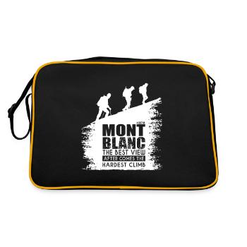Mountaineering Mont Blanc Mountain Sport - Retro Bag - black/gold - Back