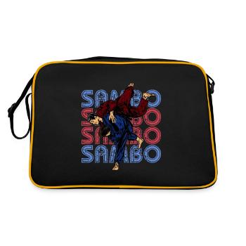 Sambo Autodéfense URSS Arts martiaux - Sac Retro - noir/or - Dos