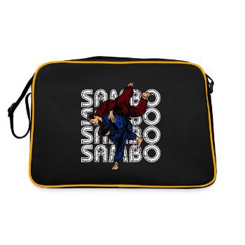 Sambo Autodéfense URSS Arts martiaux - Sac Retro - noir/or - Dos