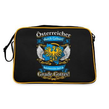 Lower Austrians by the grace of God – Pride - Retro Bag - black/gold - Back
