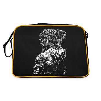 Vikings Nordiques Rune Vikings Walhalla Vikings - Sac Retro - noir/or - Dos