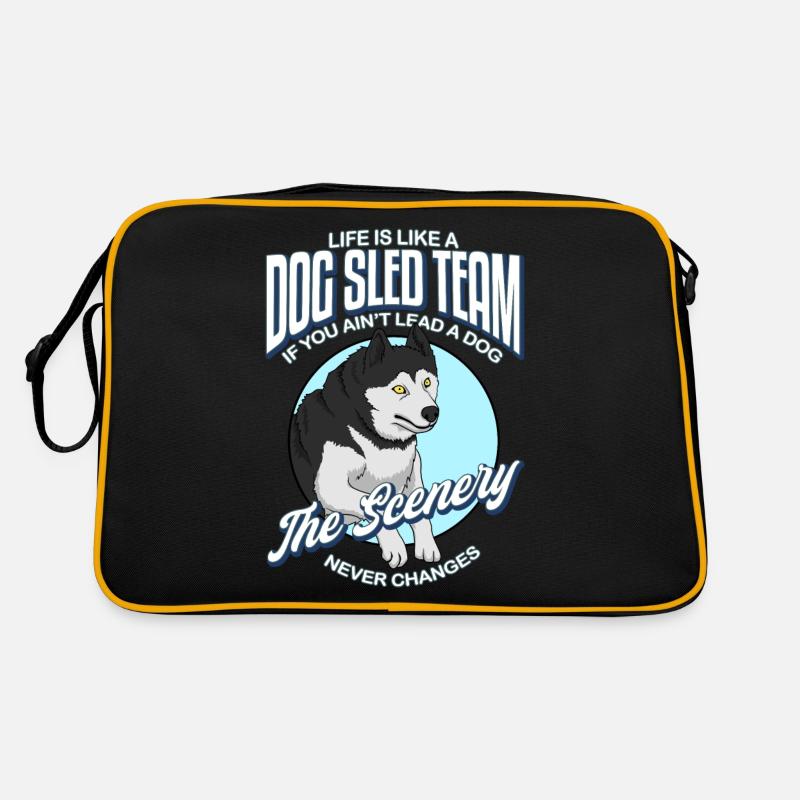 Dog sledding Retro Bag