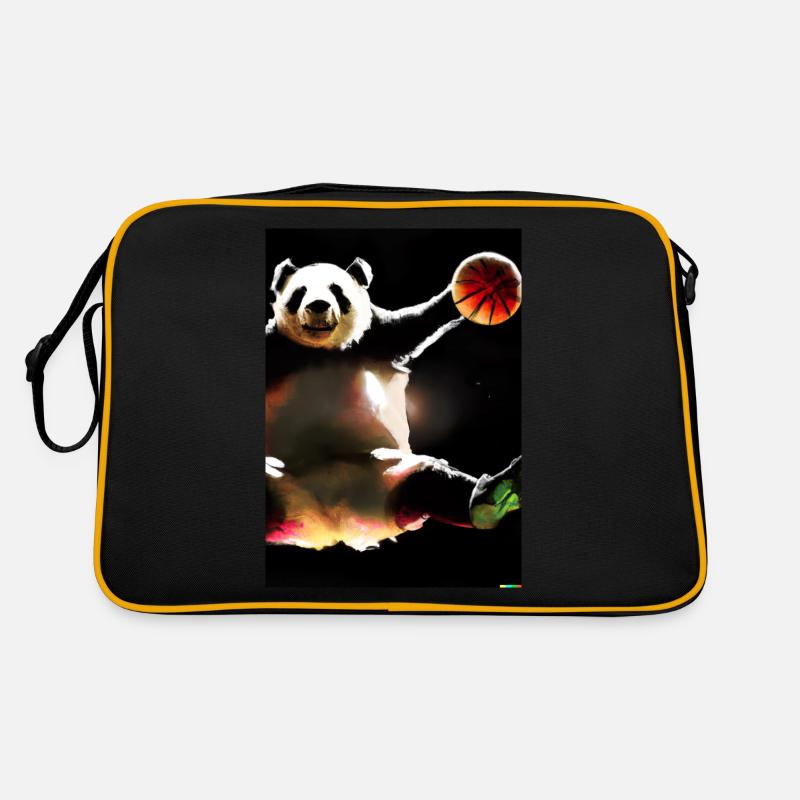 Basketball Dunk Panda Retro Tasche