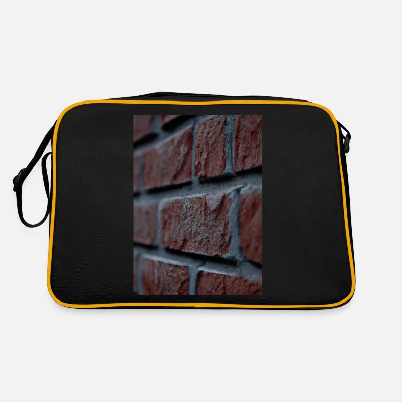Backsteinmauer Retro Tasche