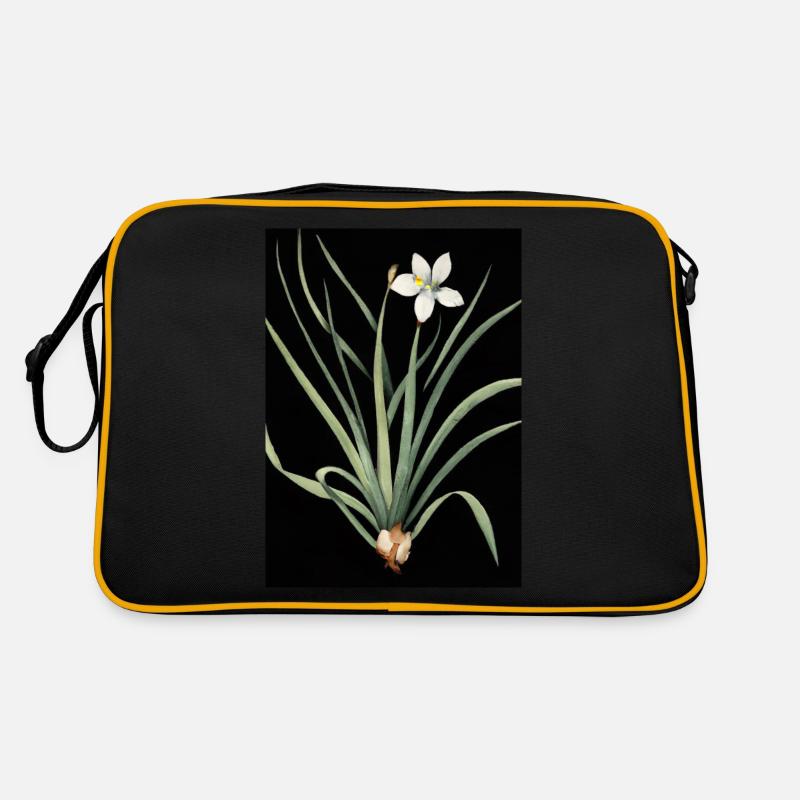 Frontlicht Blume Retro Tasche