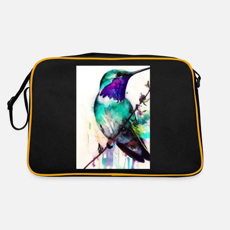 Bunter Vogel Retro Tasche