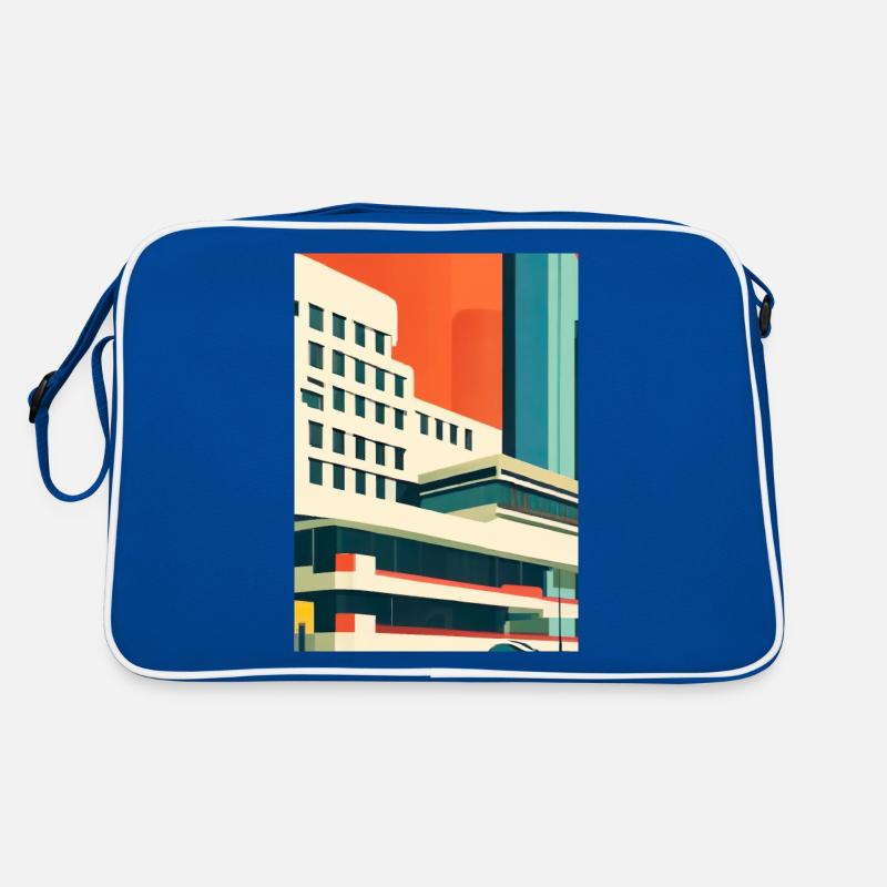 Minimalistisches Stadthaus Retro Tasche
