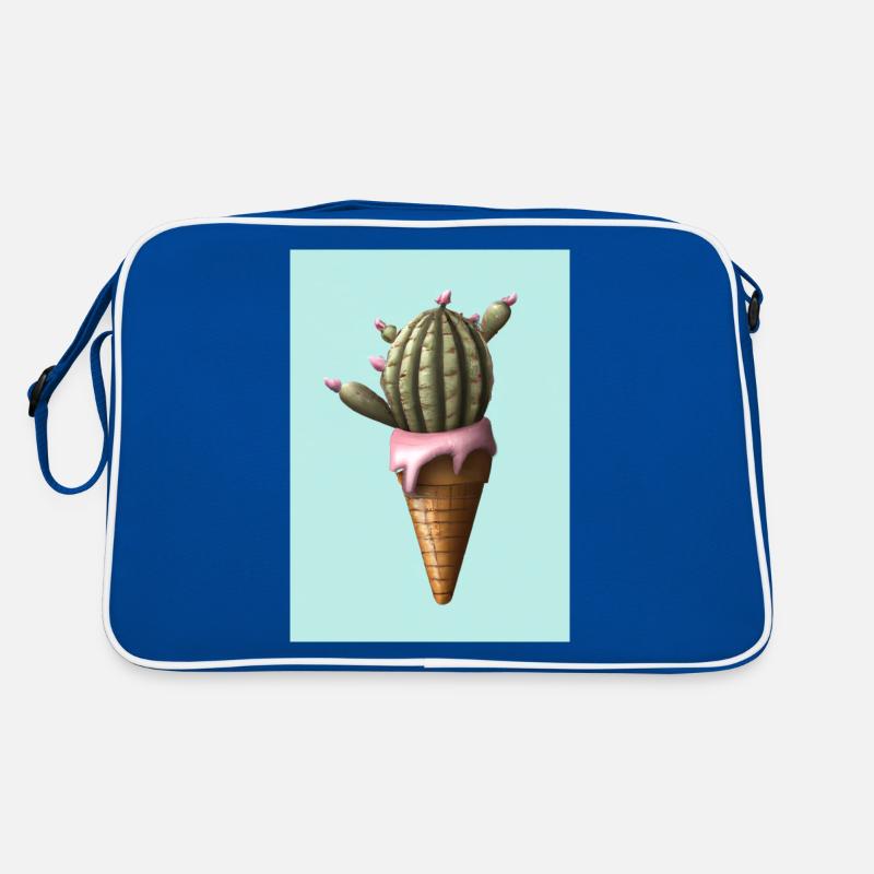 Kaktus-Eiscreme Retro Tasche