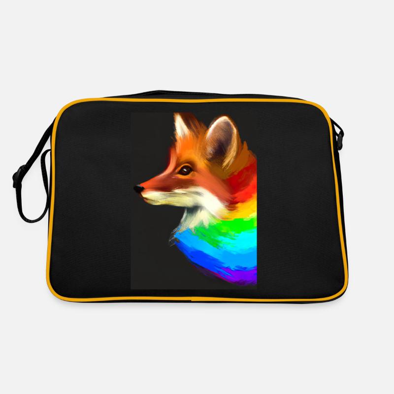 Regenbogenfuchs Retro Tasche