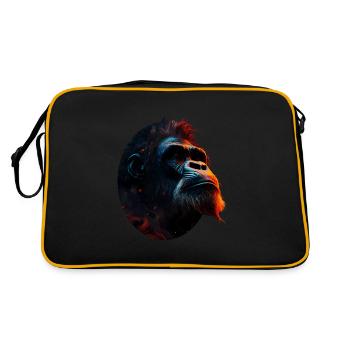 Gorilla - Retro Bag - black/gold - Back