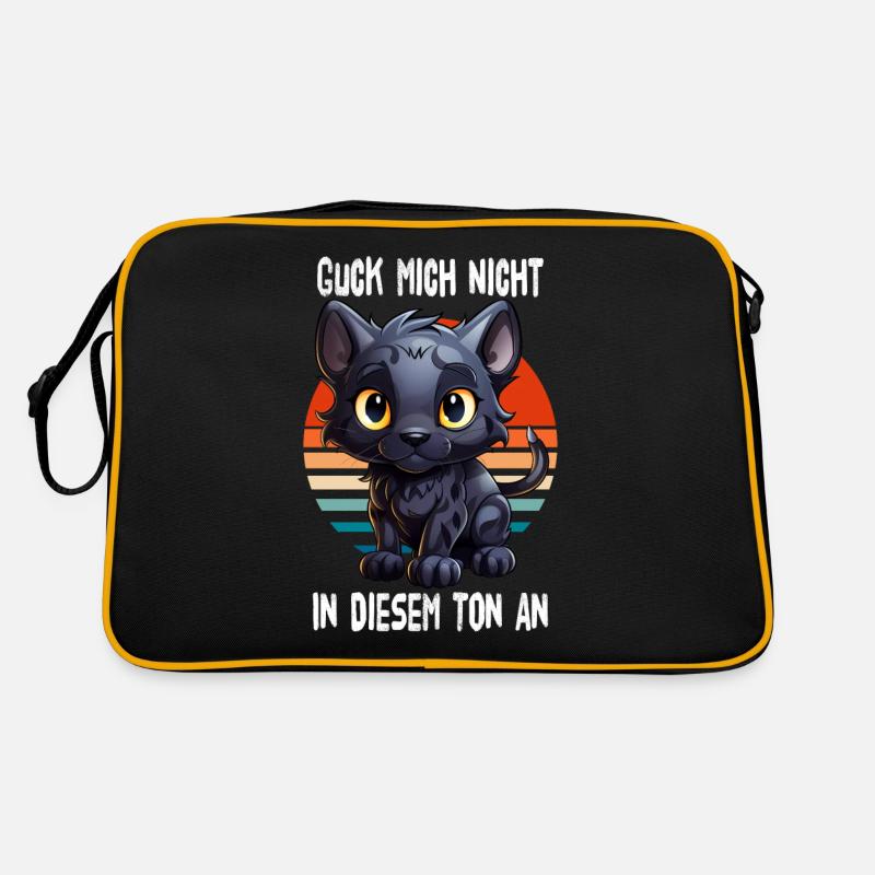 Don't look at me in that tone Panther Retro Bag