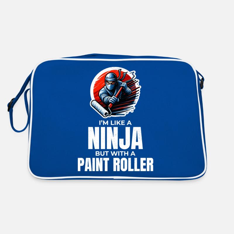 House Painter Ninja Painting Interior Decorator Retro Bag