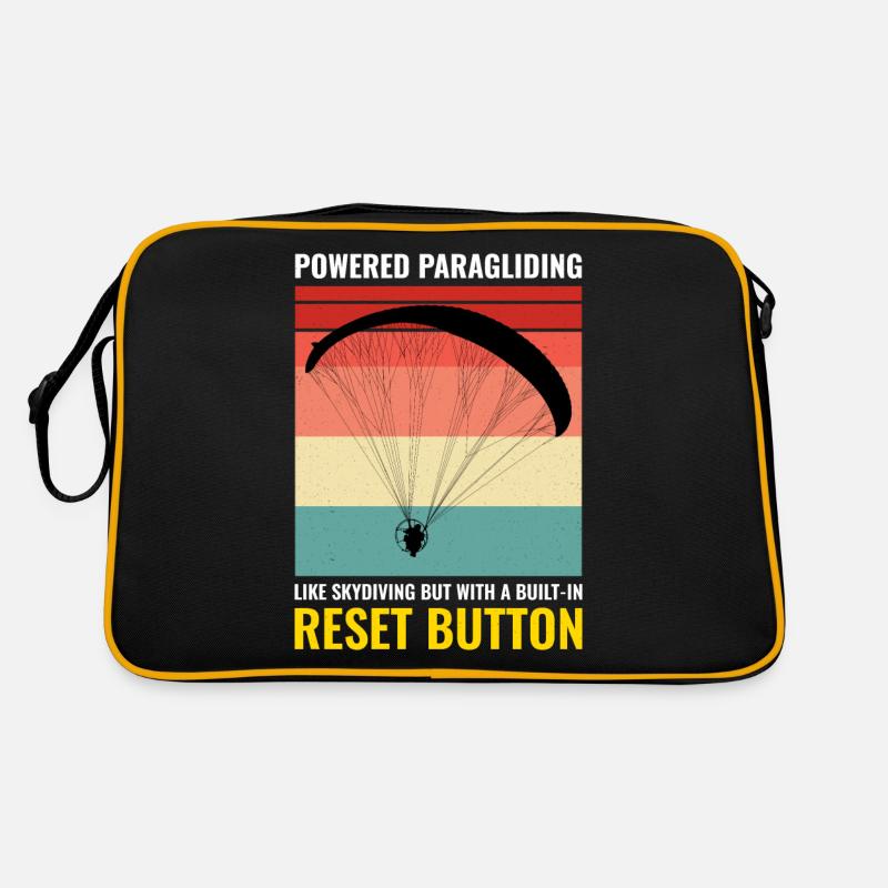 Pilote de paramoteur Paramoteur Parapente motorisé Sac Retro