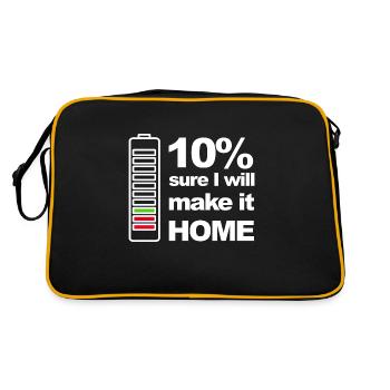 eBike 10% sure. - Retro Bag - black/gold - Back