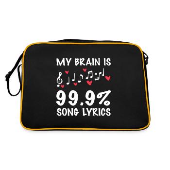 Theatre Acting Actor Actress - Retro Bag - black/gold - Back