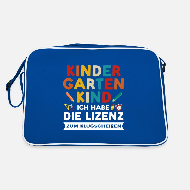 Kindergarten Anfang Kindergartenanfänger Geschenk Retro Tasche