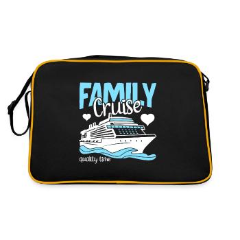 Family Cruise - Retro Bag - black/gold - Back