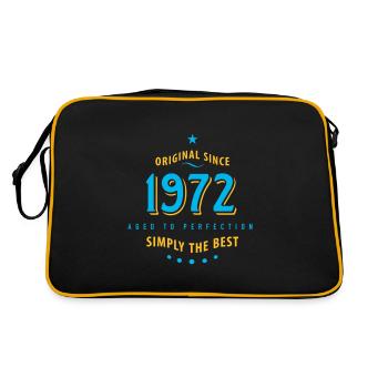 Original depuis 1972 anniversaire tout simplement la meilleure star - Sac Retro - noir/or - Dos