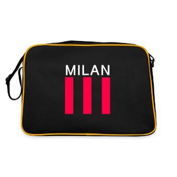 MILAN - Retro Bag - black/gold - Back