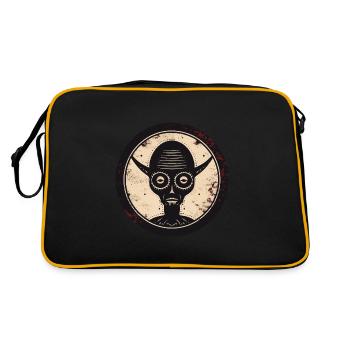 Curiosité galactique - Sac Retro - noir/or - Dos