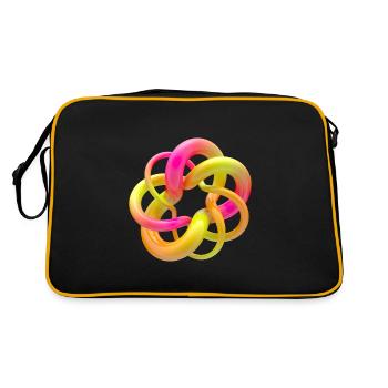 Sweet node - Retro Bag - black/gold - Back