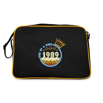 1989 - Sac Retro - noir/or - Dos