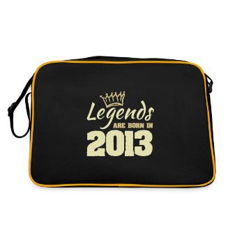 2013 - Sac Retro - noir/or - Dos