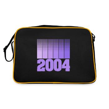 Année 2004 - Sac Retro - noir/or - Dos