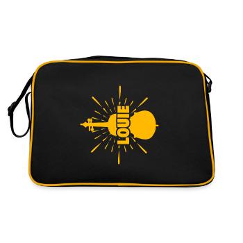 Cadeau Louie - Sac Retro - noir/or - Dos