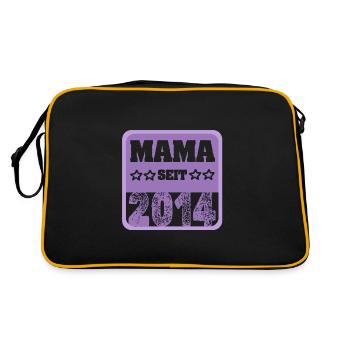 Jahr 2014 - Retro Tasche - Schwarz/Gold - Hinten