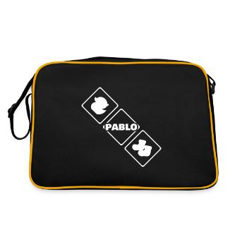 Enfant Pablo - Sac Retro - noir/or - Dos