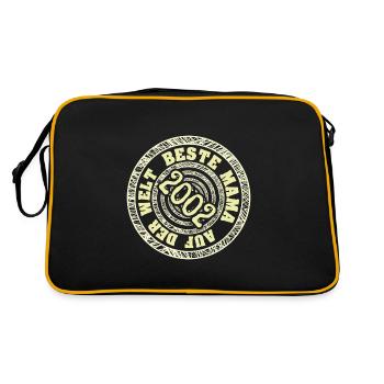 Baby 2002 - Retro Tasche - Schwarz/Gold - Hinten