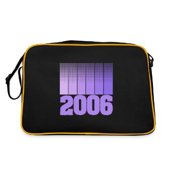 Né en 2006 - Sac Retro - noir/or - Dos
