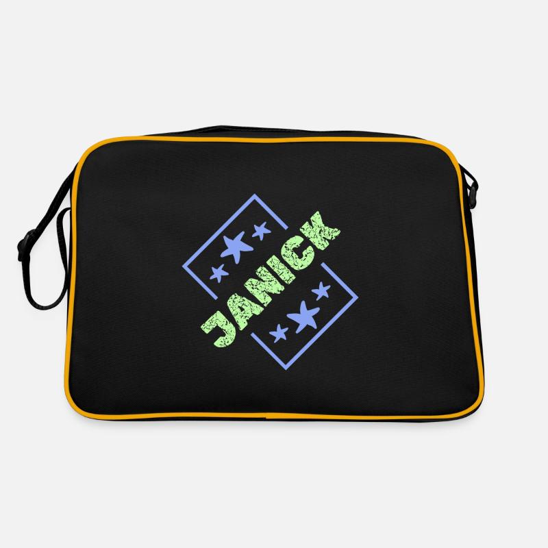 Vorname Janick Retro Tasche