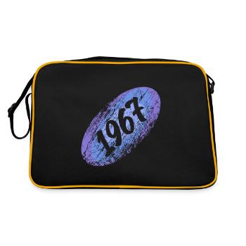 recruit 1967 - Retro Bag - black/gold - Back