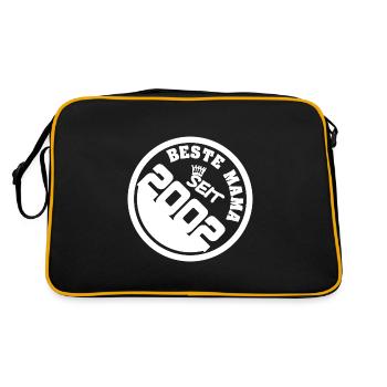 2002 - Retro Tasche - Schwarz/Gold - Hinten