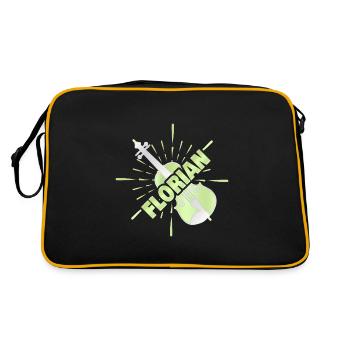 Orchestra Florian - Retro Bag - black/gold - Back