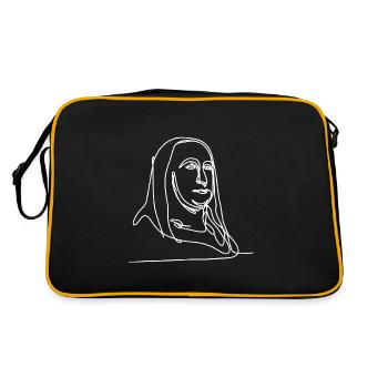 Mona Lisa Mona Lisa - Retro Tasche - Schwarz/Gold - Hinten