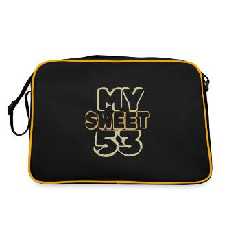 Doux 53 - Sac Retro - noir/or - Dos