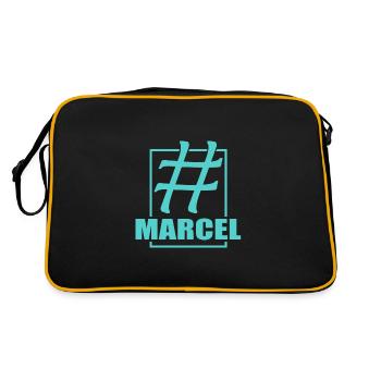 Social Marcel - Sac Retro - noir/or - Dos