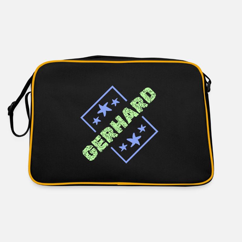 First name for Gerhard Boy's name Birthday Retro Bag
