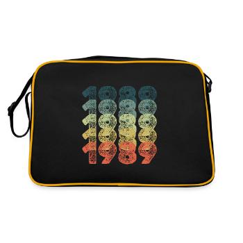 Année 1989 - Sac Retro - noir/or - Dos