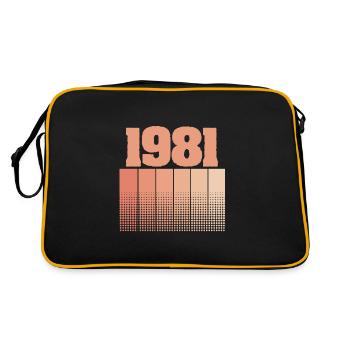 Born in 1981 - Retro Bag - black/gold - Back